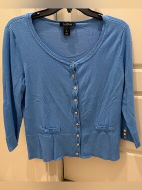 WHBM Button-Front Cardigan, Size M